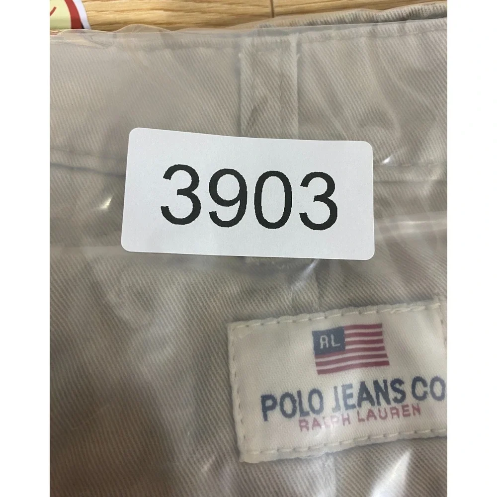 Vtg Polo Jeans Ralph Lauren Firefighter‎ Shorts Mens 34 Cargo Khaki Trooper